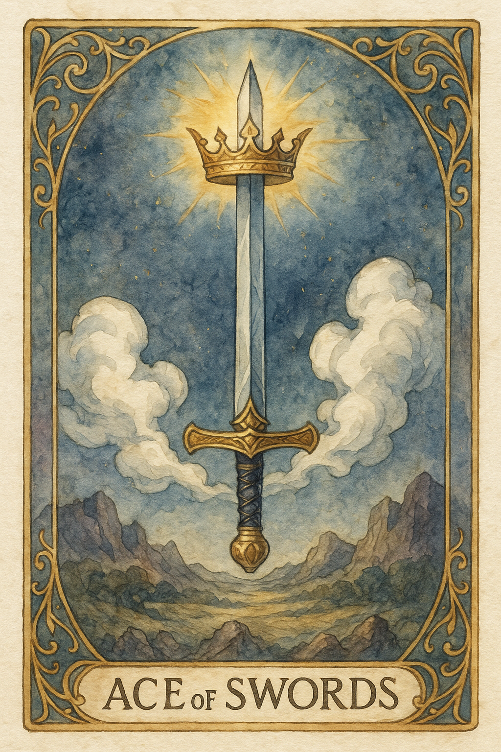 Ace of Swords Tarot Card